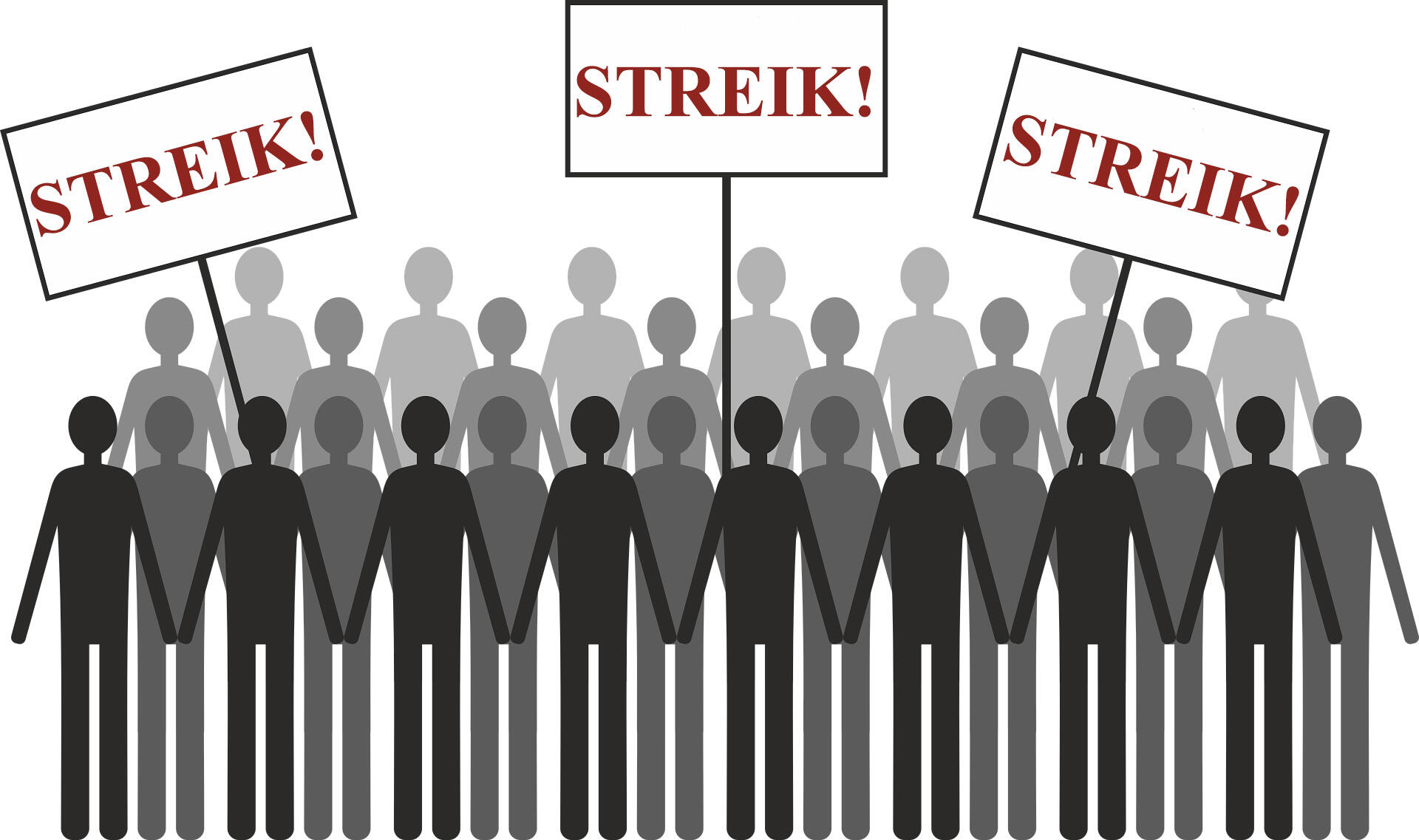 Streik illustrasjon