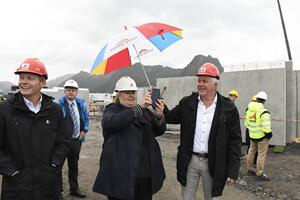 Besøk av statsminister Erna Solberg, 2018. 
